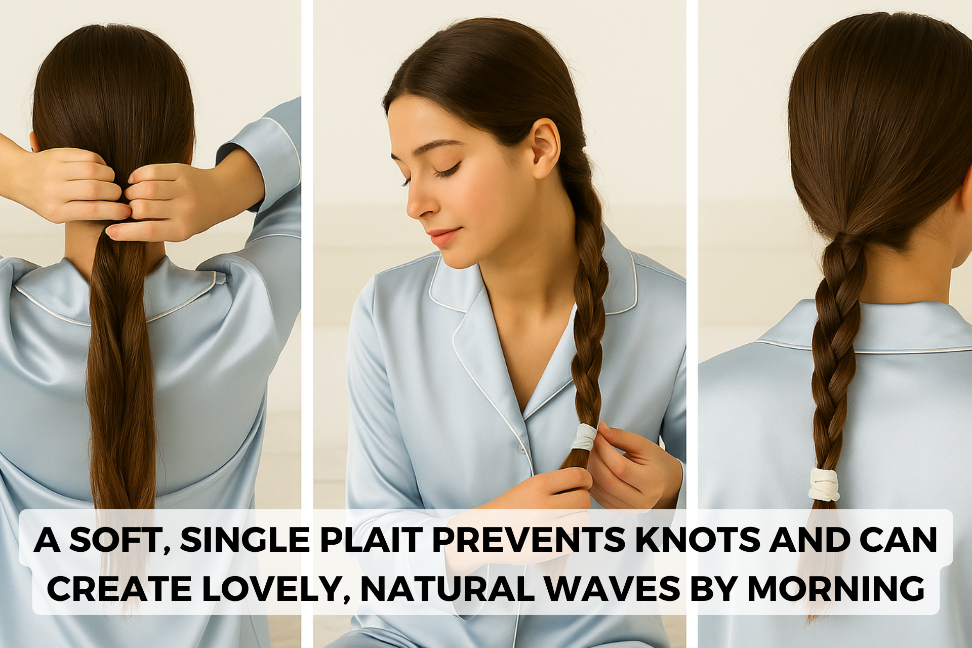 how to create a loose braid